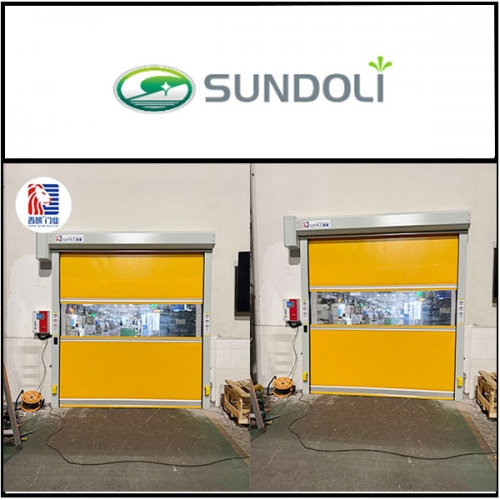 重庆顺多利机车安装西朗品牌洁净快速门