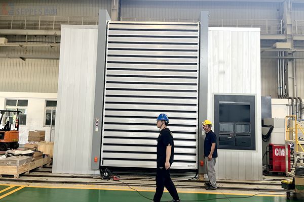 武汉国企机床项目安装的S型硬质快速门