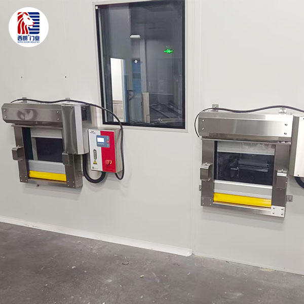 江苏奕农生物安装西朗品牌洁净快速门