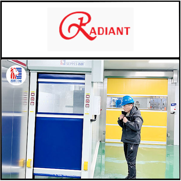 苏州瑞得恩自动化设备安装西朗品牌洁净快速门