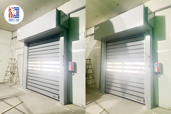 上好佳安装西朗品牌洁净快速门产品