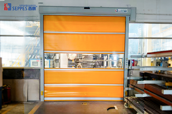山东硅元新材料安装西朗快速门