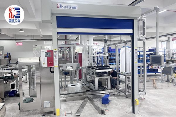 宏一包装技术安装西朗品牌洁净快速门