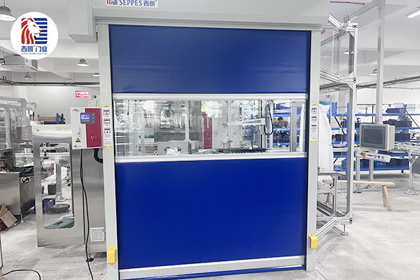 宏一包装技术安装西朗品牌洁净快速门